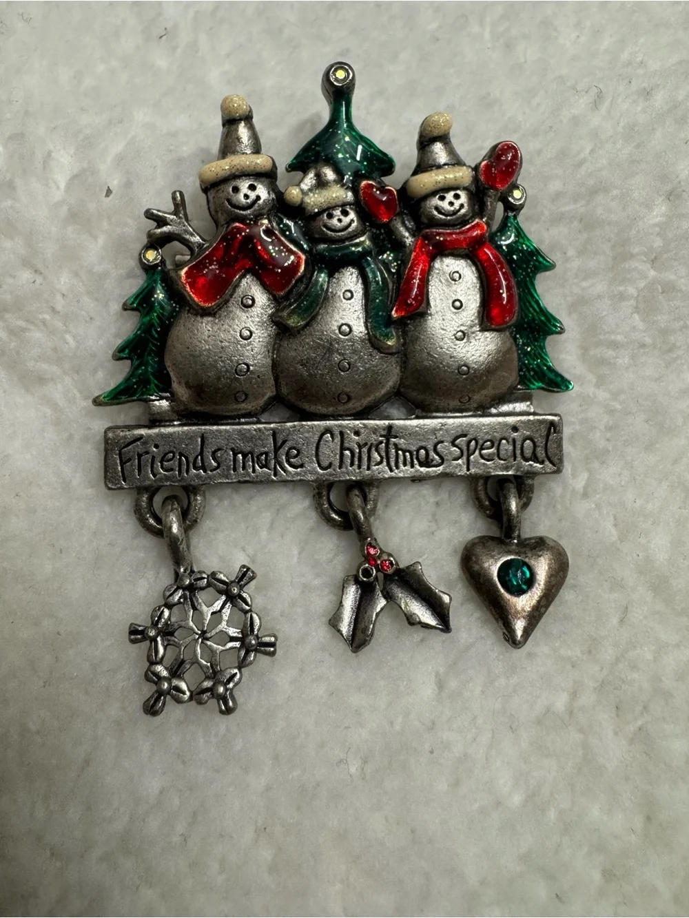 Vintage Christmas brooch